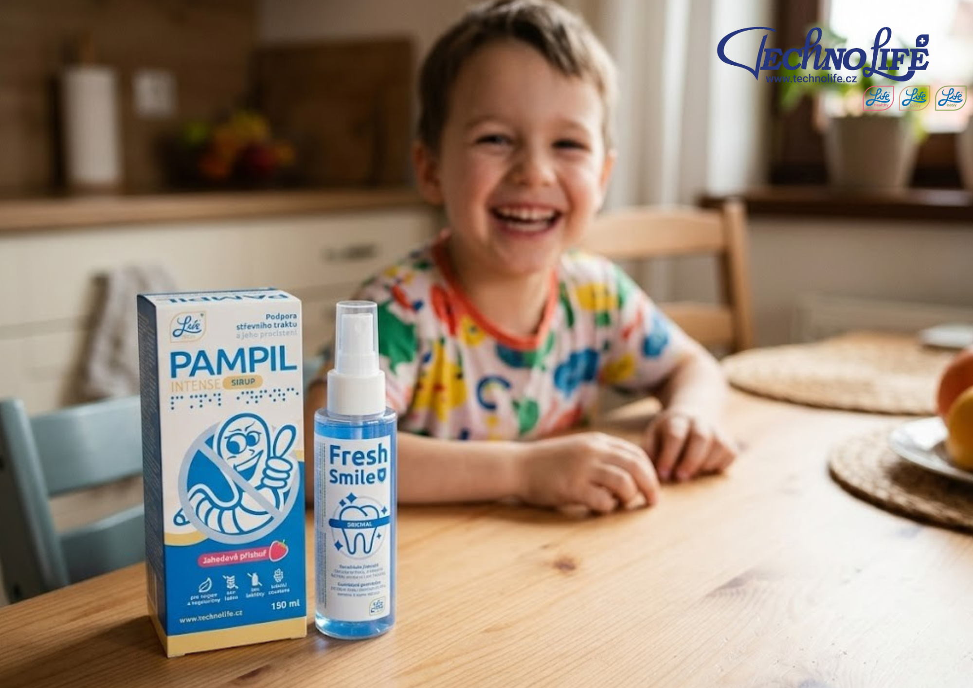Pampil Intense: Bylinný sirup a každodenní rodinné návyky