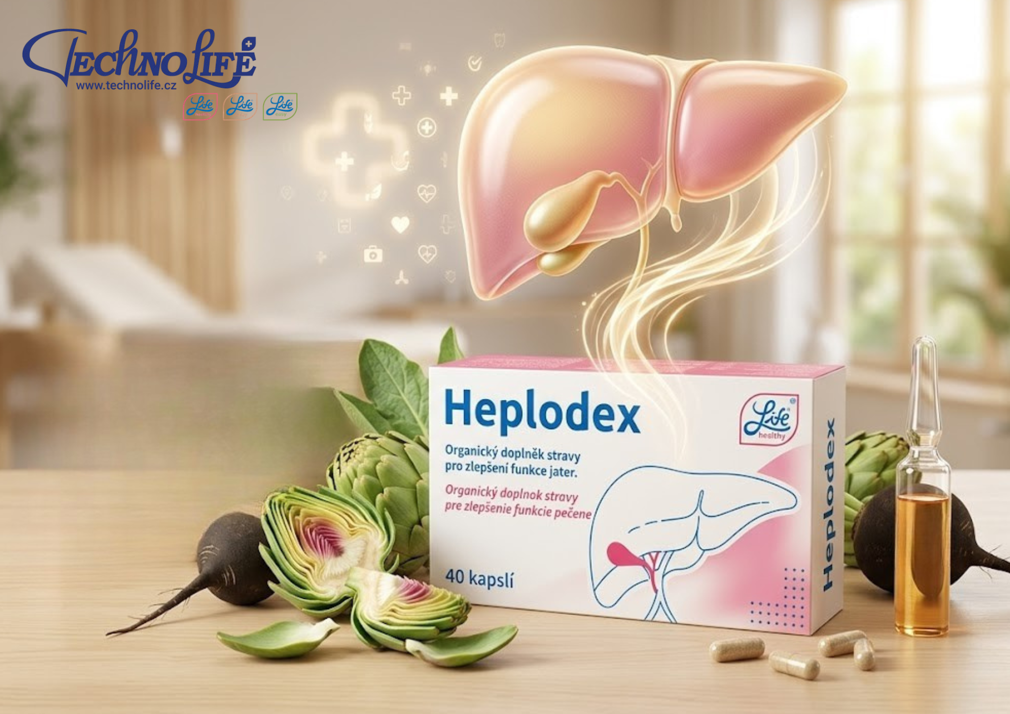 Heplodex: Podpora jater a energetického metabolismu